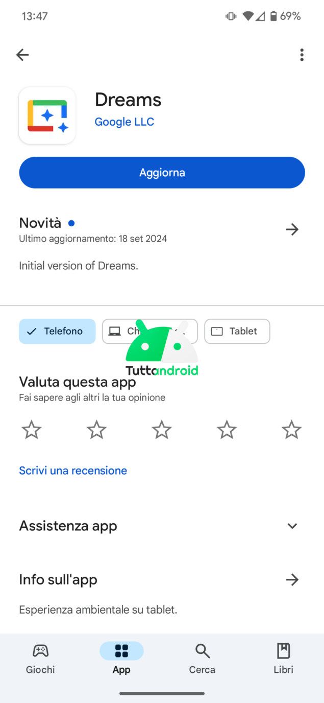 Dreams Android 15
