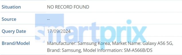 Samsung Galaxy A56 5G leak