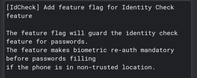 Google Chrome autenticazione biometrica compilazione password-2