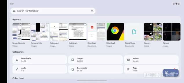 Google Files nuovo layout-1