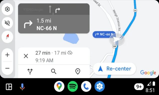 Google Maps Android Auto indicazione corsie-2