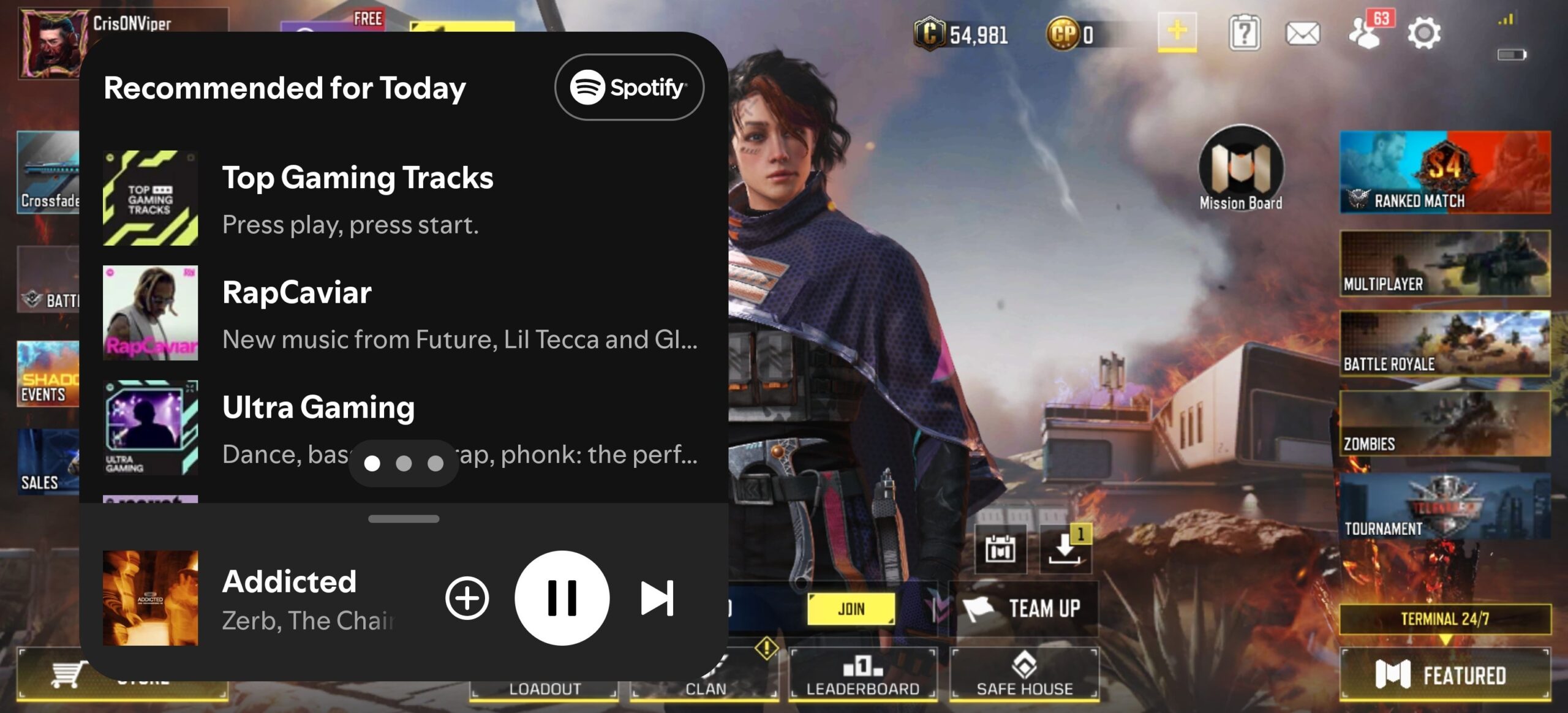 OnePlus OPPO Spotify in sovrimpressione 2