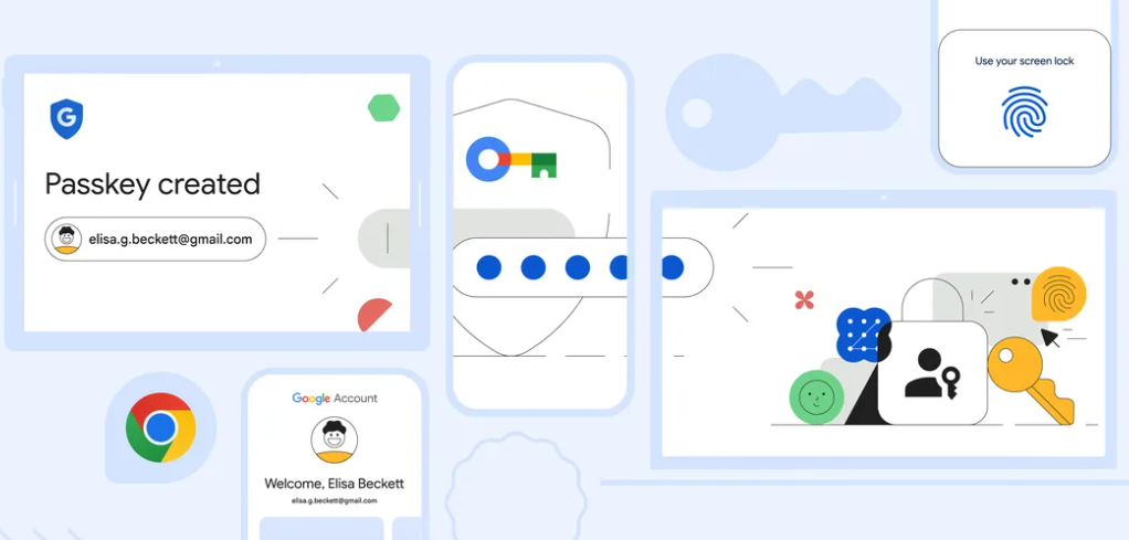 Google crede sempre più nelle passkey e le estende a tutte le piattaforme