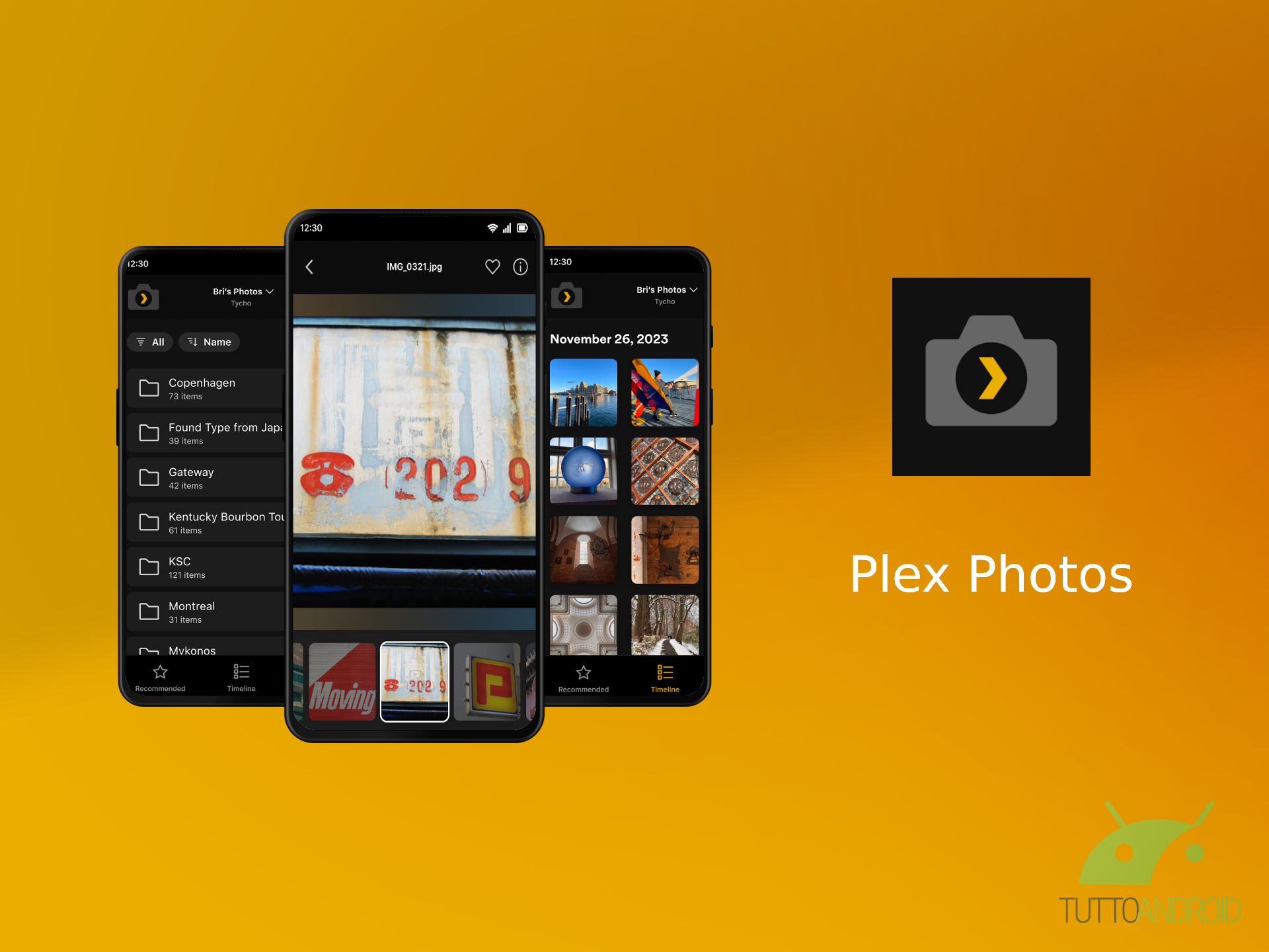 L’app Plex Photos offre vari modi per rivedere le vostre foto