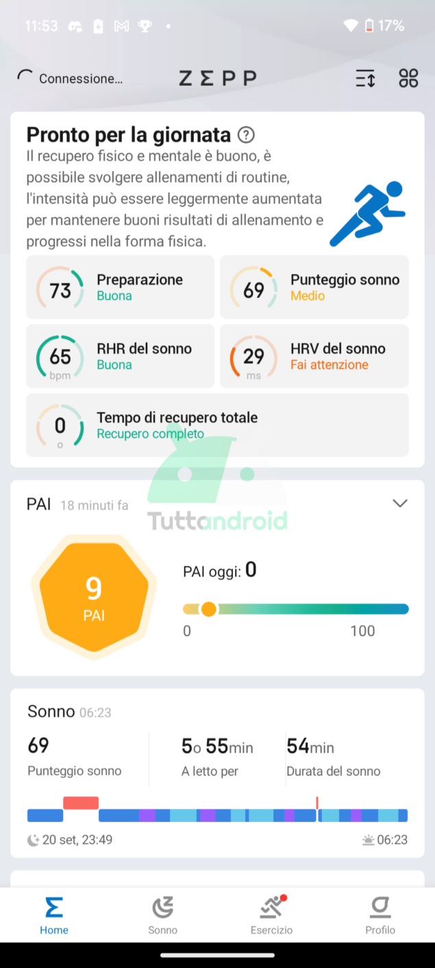 vecchia versione app Zepp