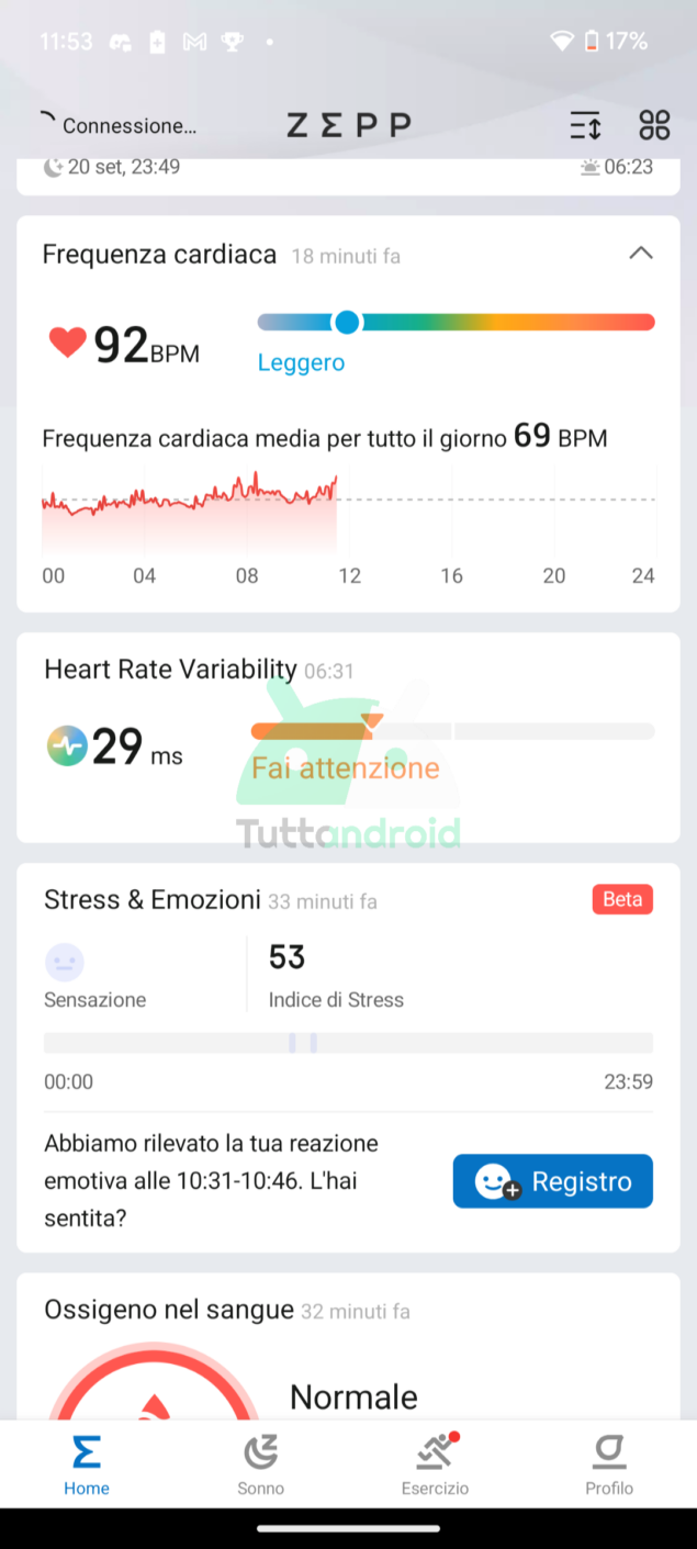 vecchia versione app Zepp