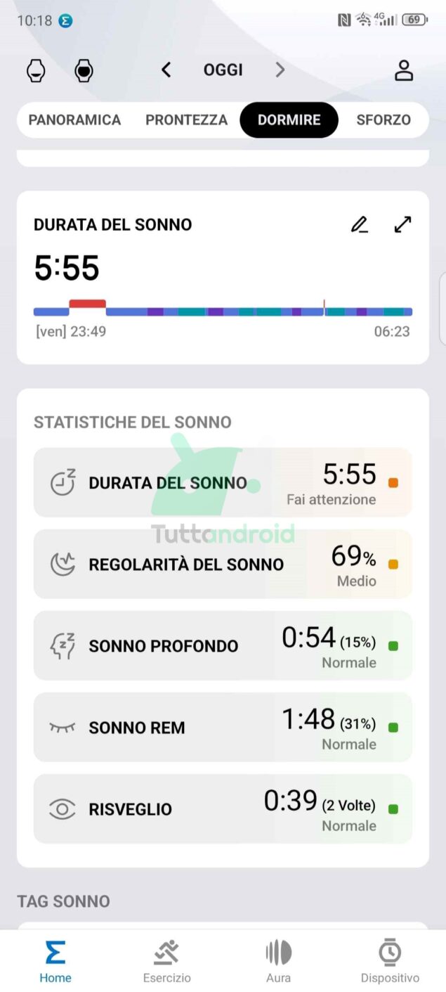 nuova app Zepp di Amazfit