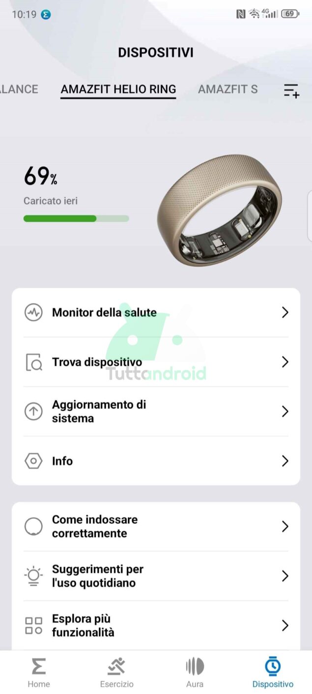 nuova app Zepp di Amazfit