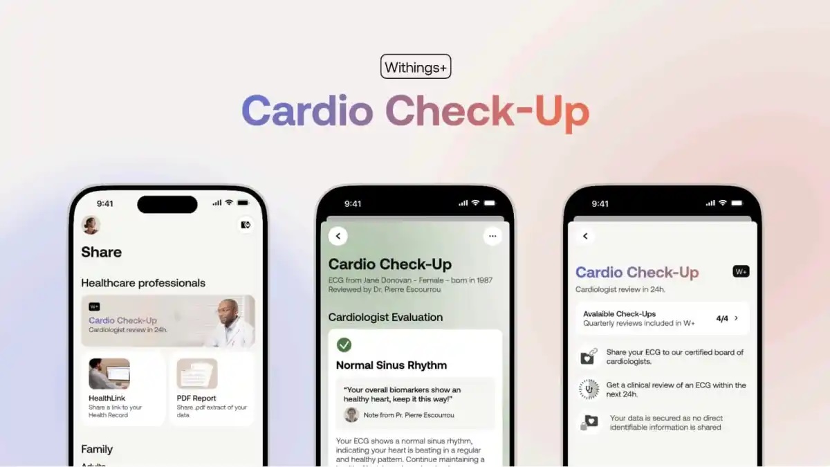 Withings plus Cardio Check-Up