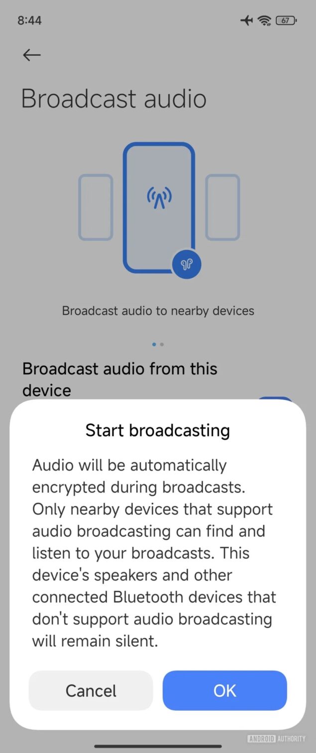 Xiaomi Auracast streaming Bluetooth LE-3