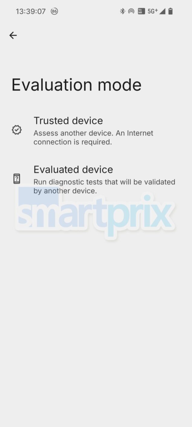 Evaluation mode su Nothing OS 3.0