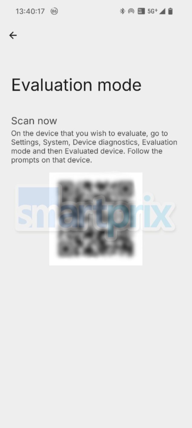 Evaluation mode su Nothing OS 3.0