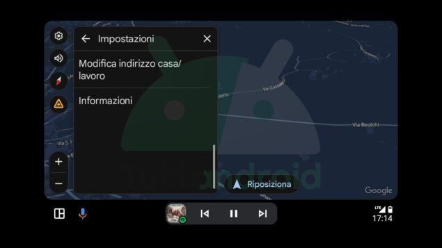 Google Maps Android Auto indirizzi