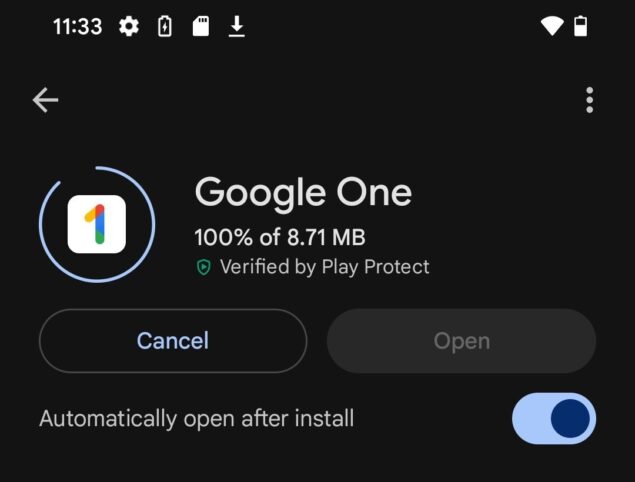 Google Play Store avvio automatico app