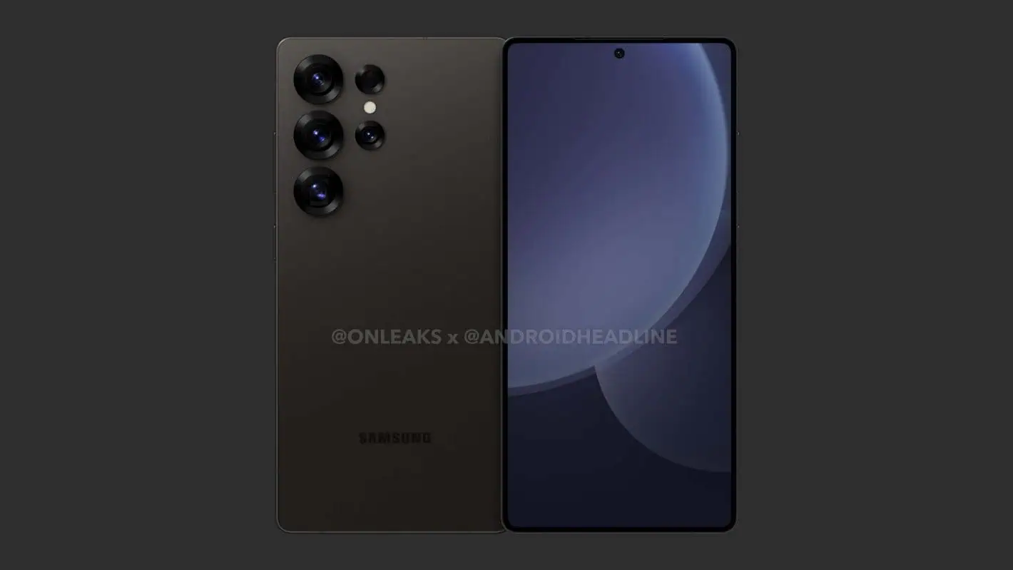 Samsung Galaxy S25 Ultra si mostra nei primi super render leak