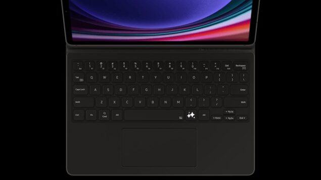 tastiera Samsung Galaxy Tab S10 tasto Galaxy AI mockup