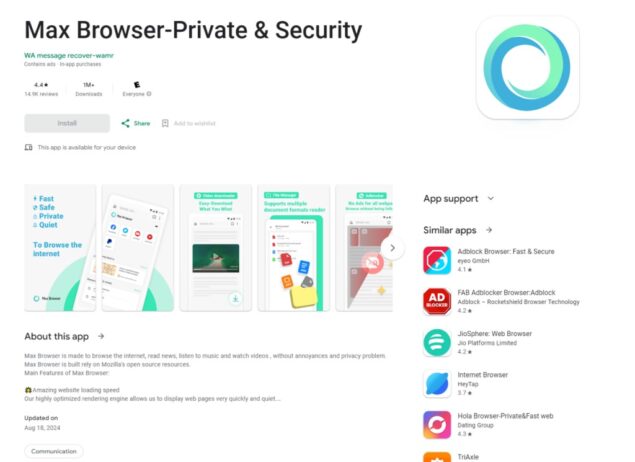 app infette trojan Necro