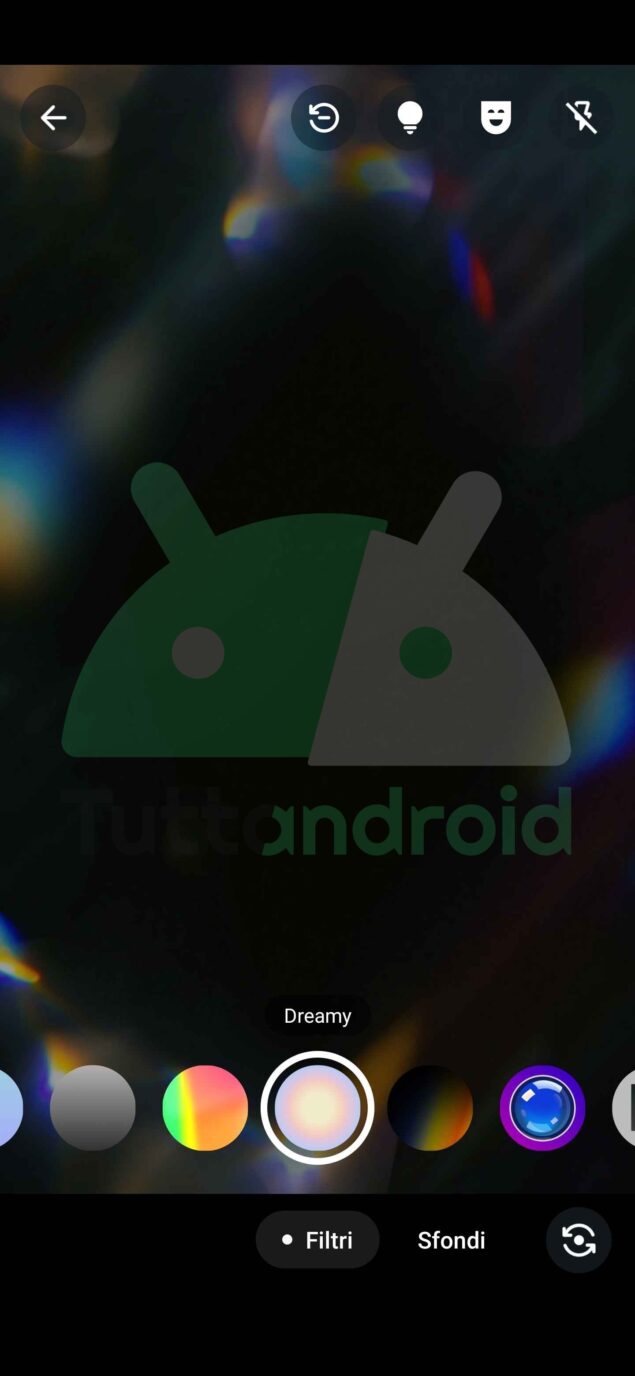 WhatsApp Beta filtri foto