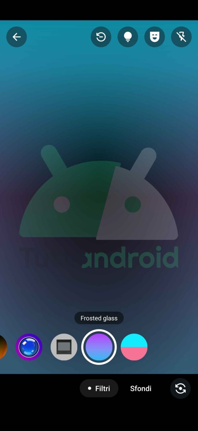 WhatsApp Beta filtri foto