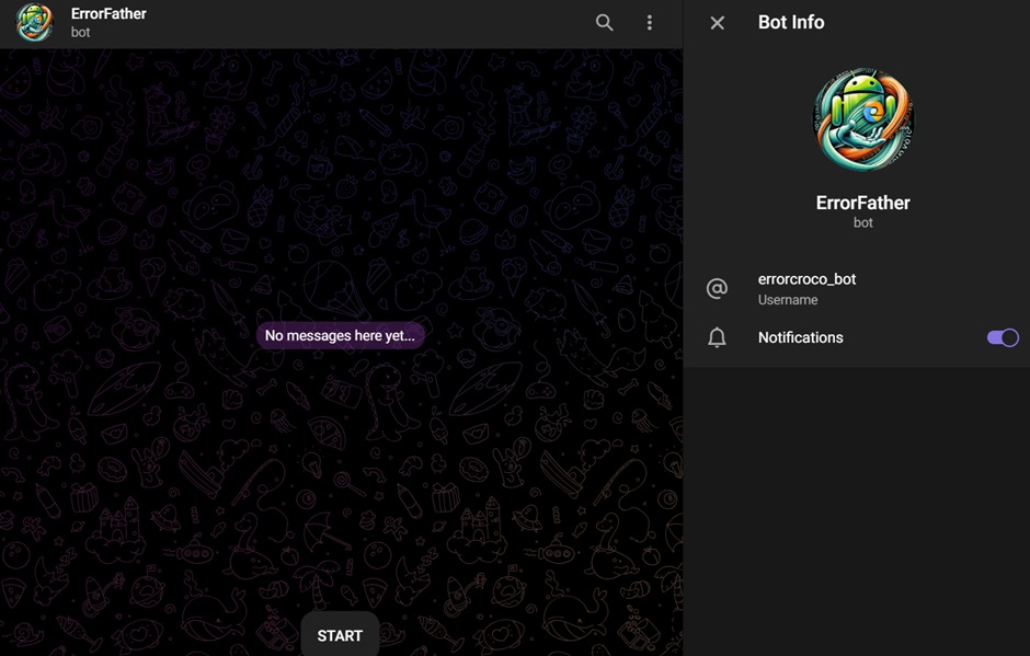 Bot Telegram ErrorFather