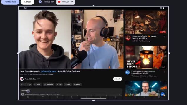 Funzione appunti Android 15 QPR1-1