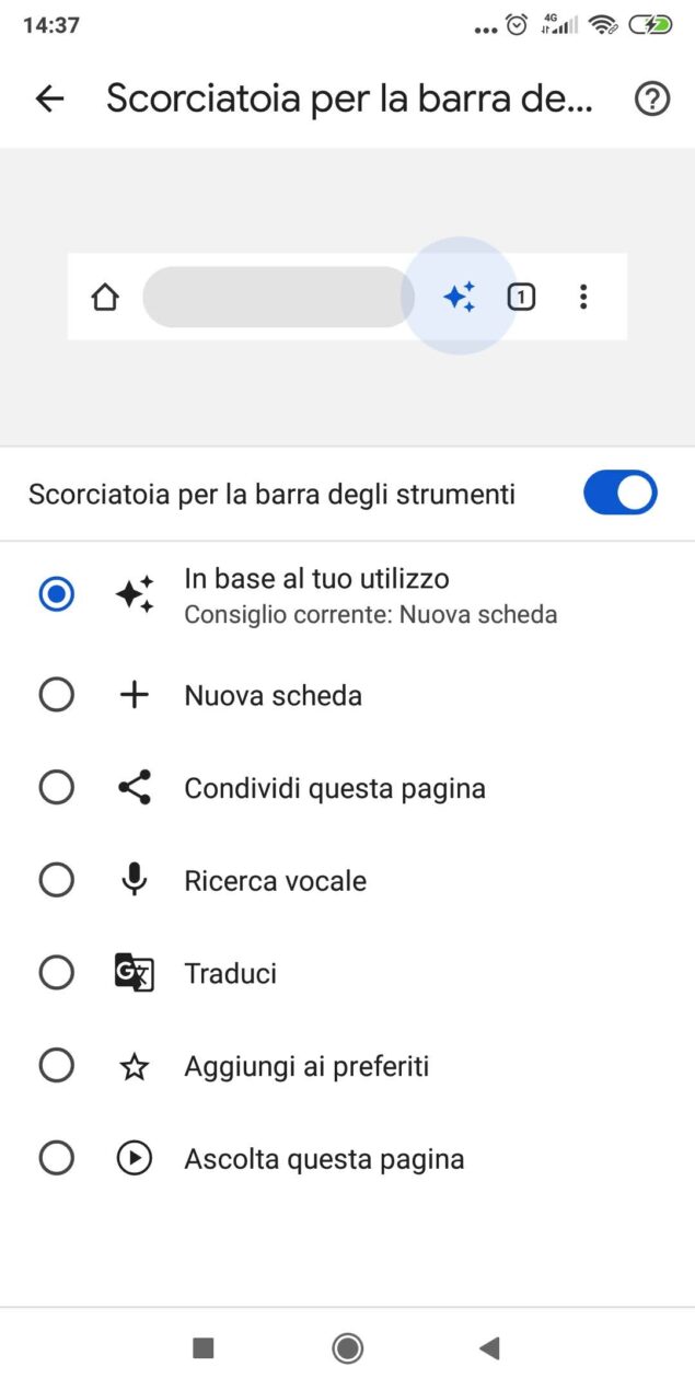 Google Chrome ascolta pagina 4