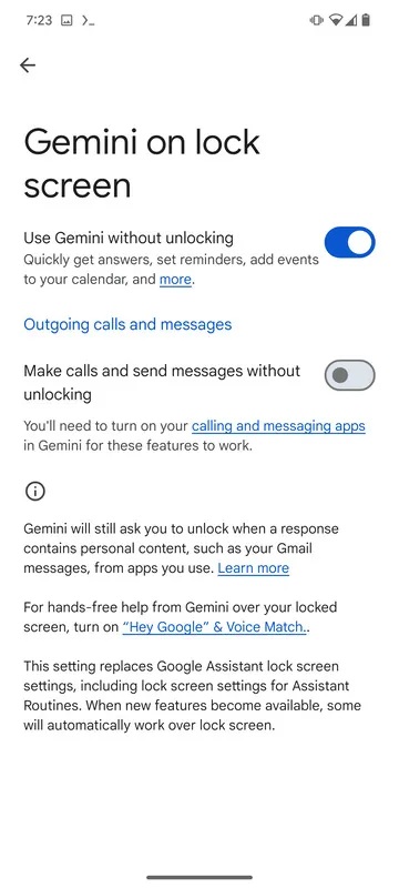 Google Gemini schermata di blocco-1
