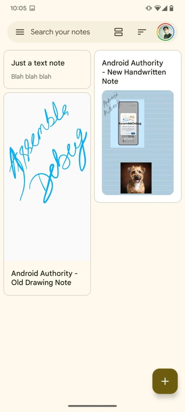 Google Keep modalità scrittura a mano-1