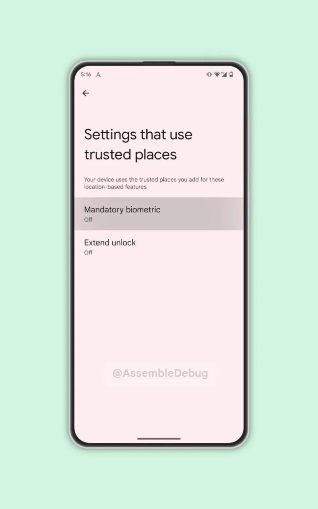 Google Play Services autenticazione biometrica obbligatoria