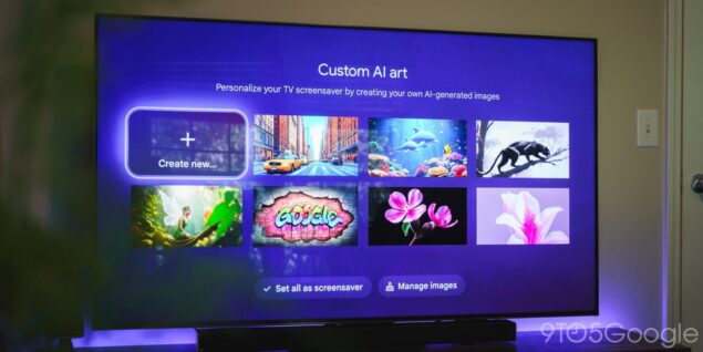 sfondi AI su Google TV
