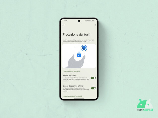 La suite Protezione dai Furti introdotta da Google con Android 15