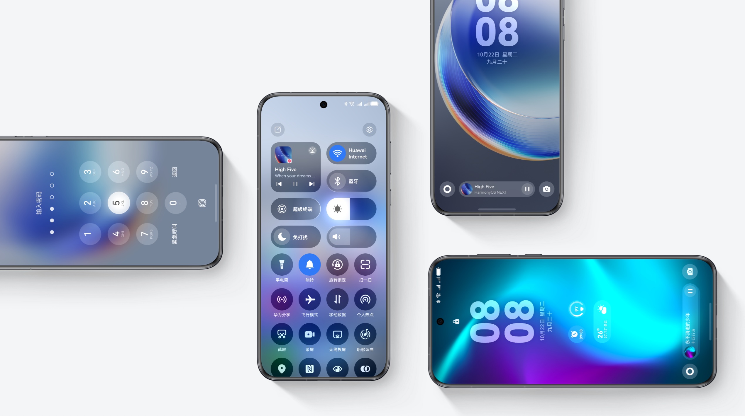 HUAWEI HarmonyOS NEXT 5 - Centro di controllo