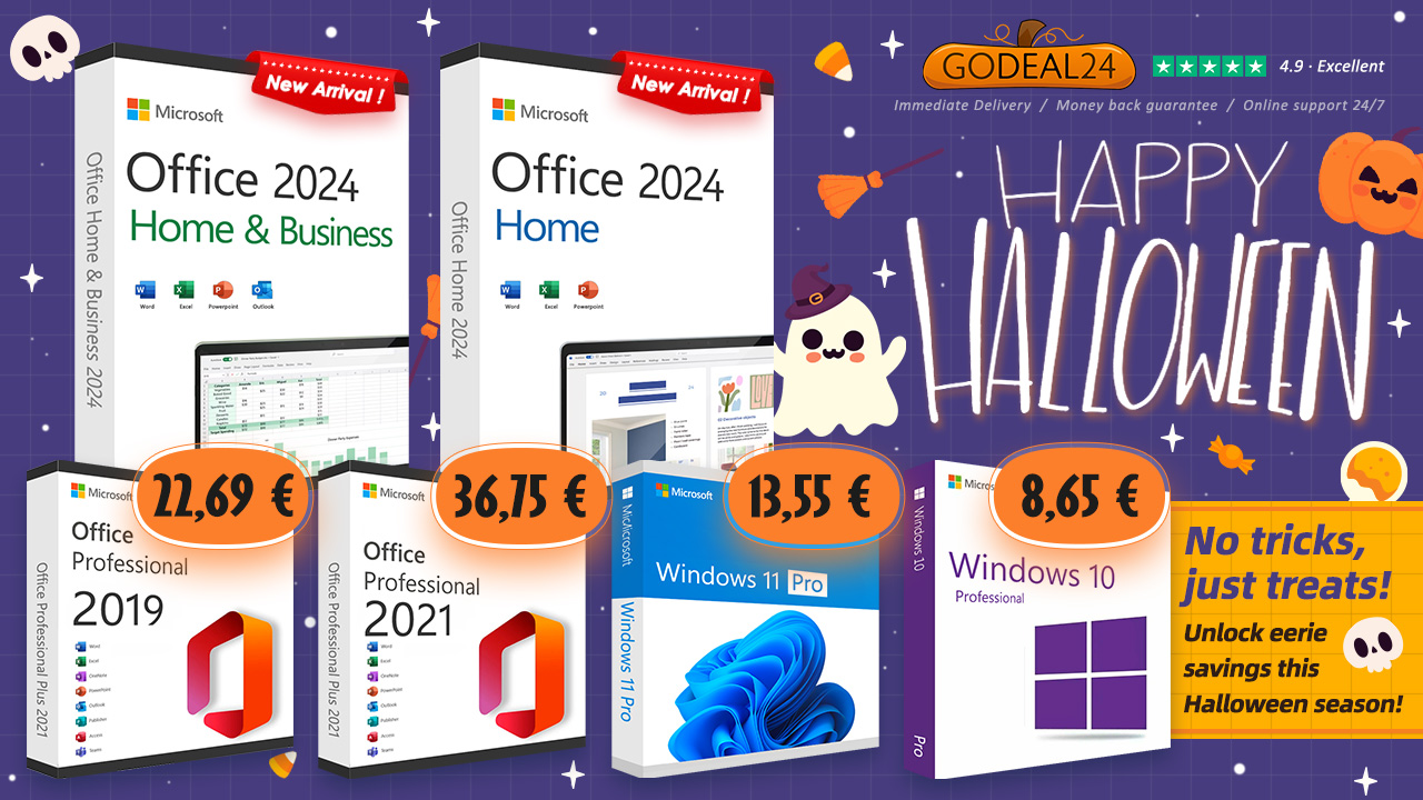 Niente scherzetto, solo sconti fino al 62% per la festa di Halloween di Godeal24