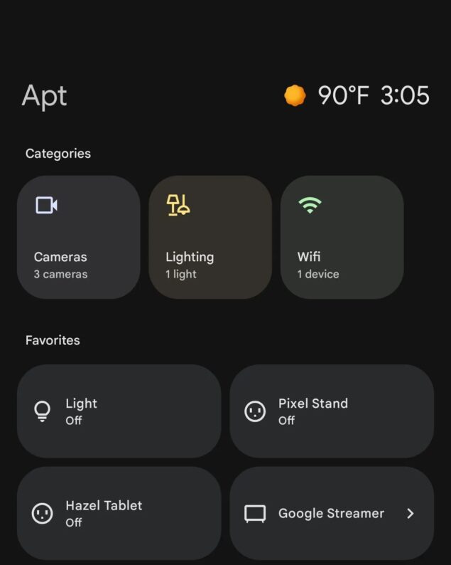 Home Controls indicazioni meteo-2
