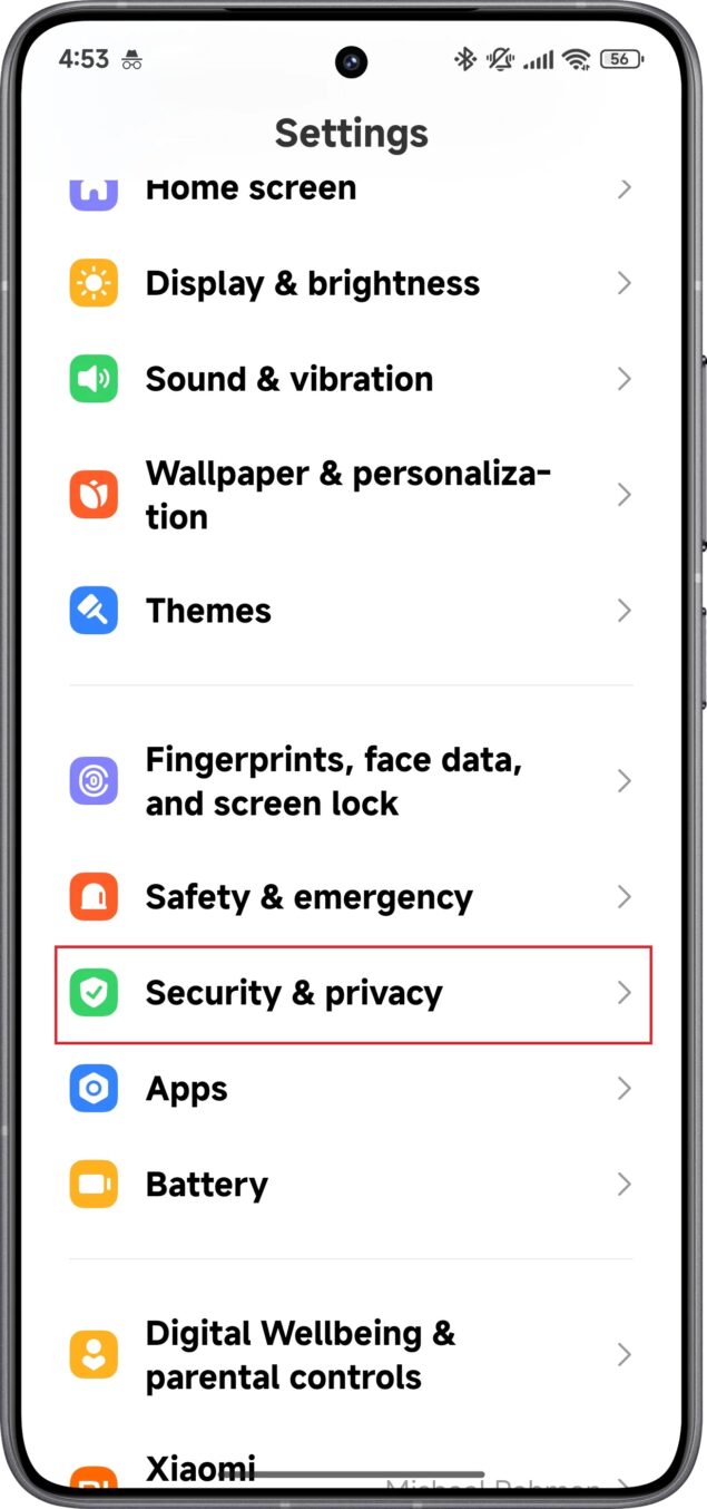Menu funzionalità antifurto di Android-5