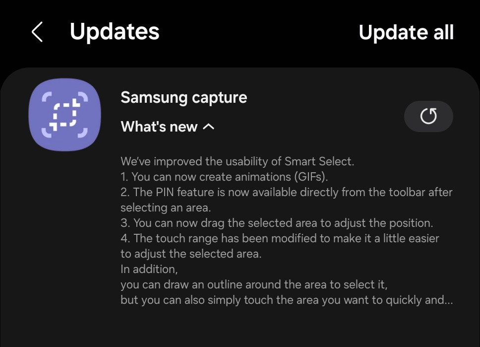novità Selezione intelligente Samsung