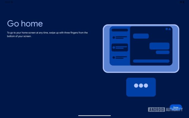 Tutorial gesture touchpad Android 15-4