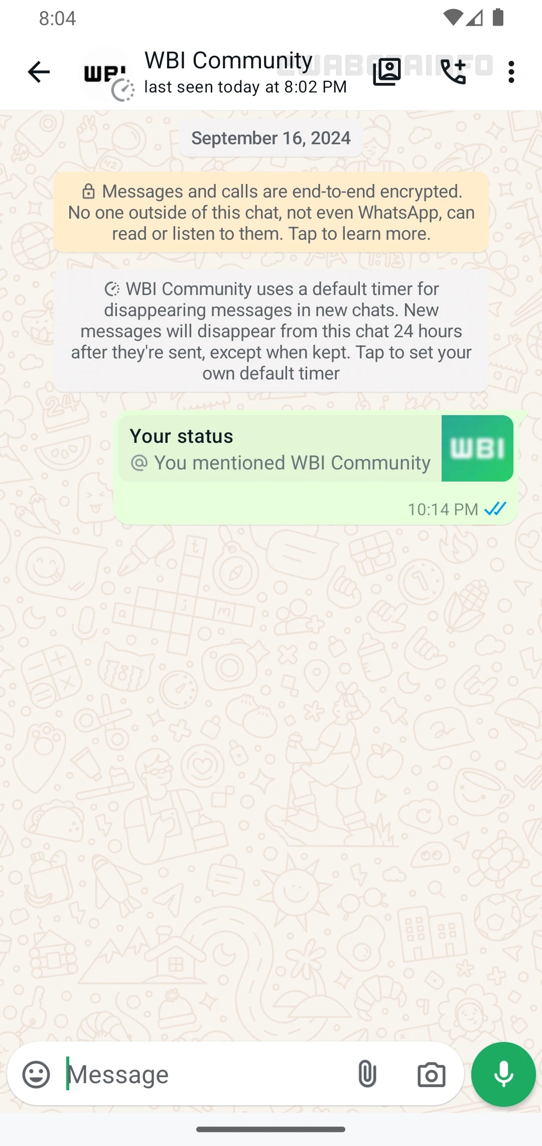 WhatsApp beta test nuova scorciatoia aggiunta contatti