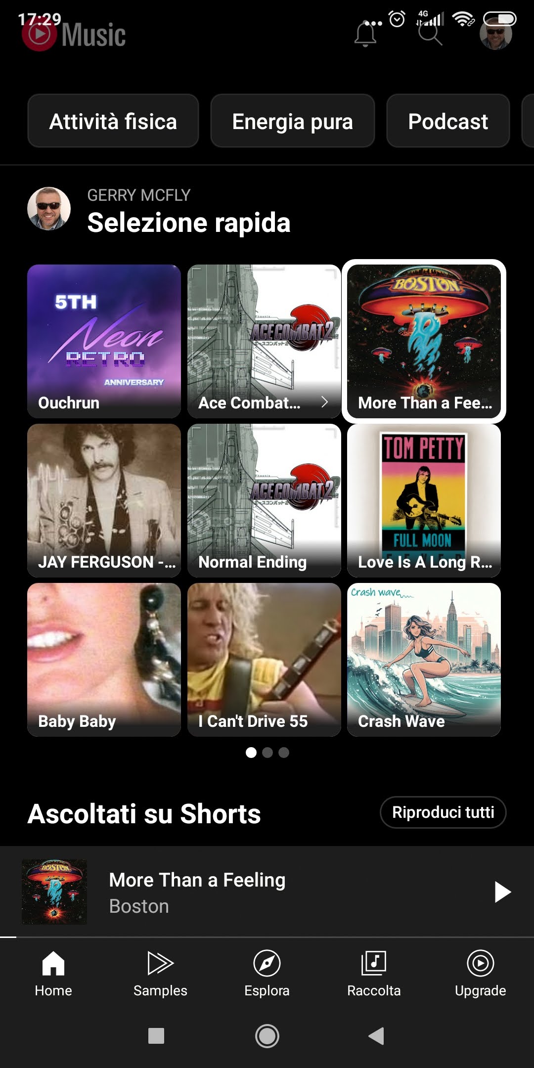 YouTube Music nuova sezione riascolto rapido 1