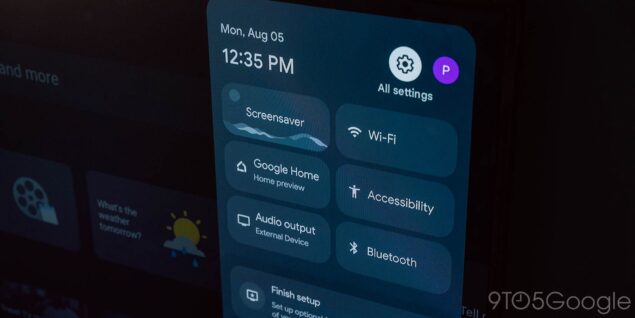 pannello Google Home su Chromecast con Google TV