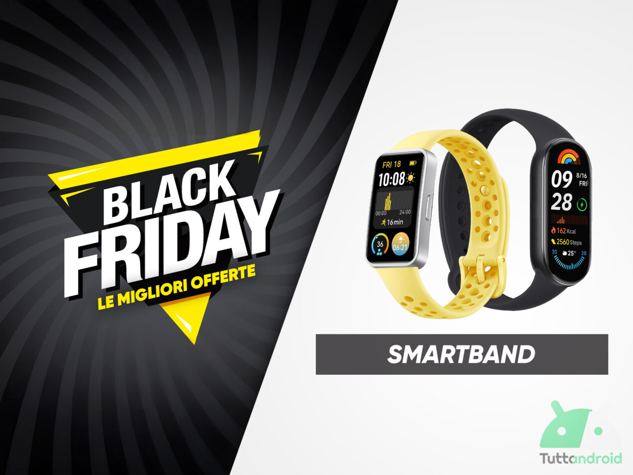 Smartband Black Friday: le migliori offerte in tempo reale