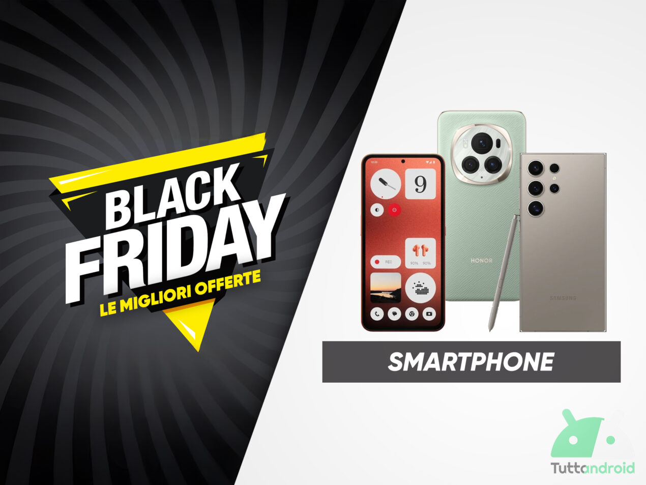 Smartphone Black Friday: le migliori offerte in tempo reale