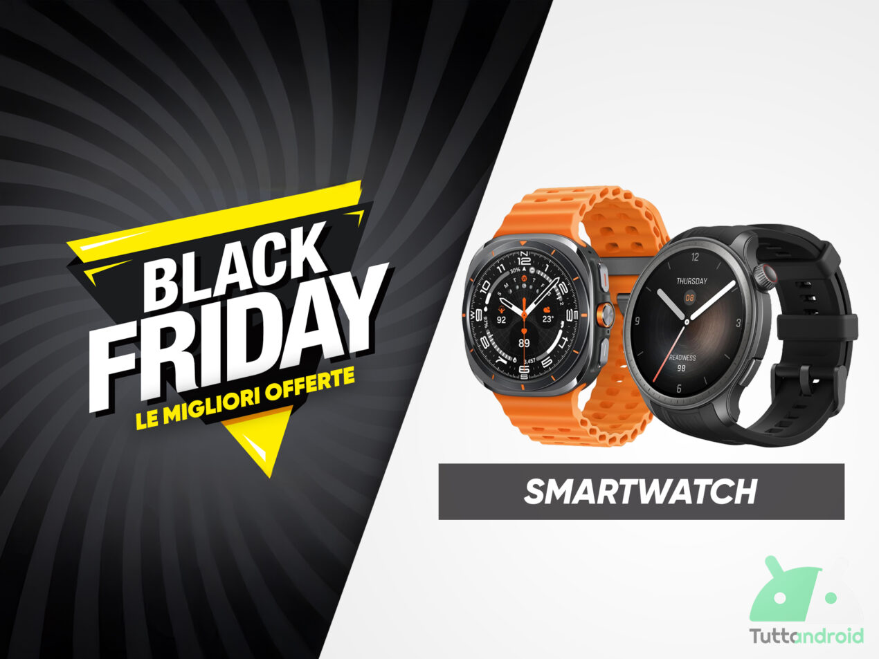 Smartwatch Black Friday: le migliori offerte in tempo reale
