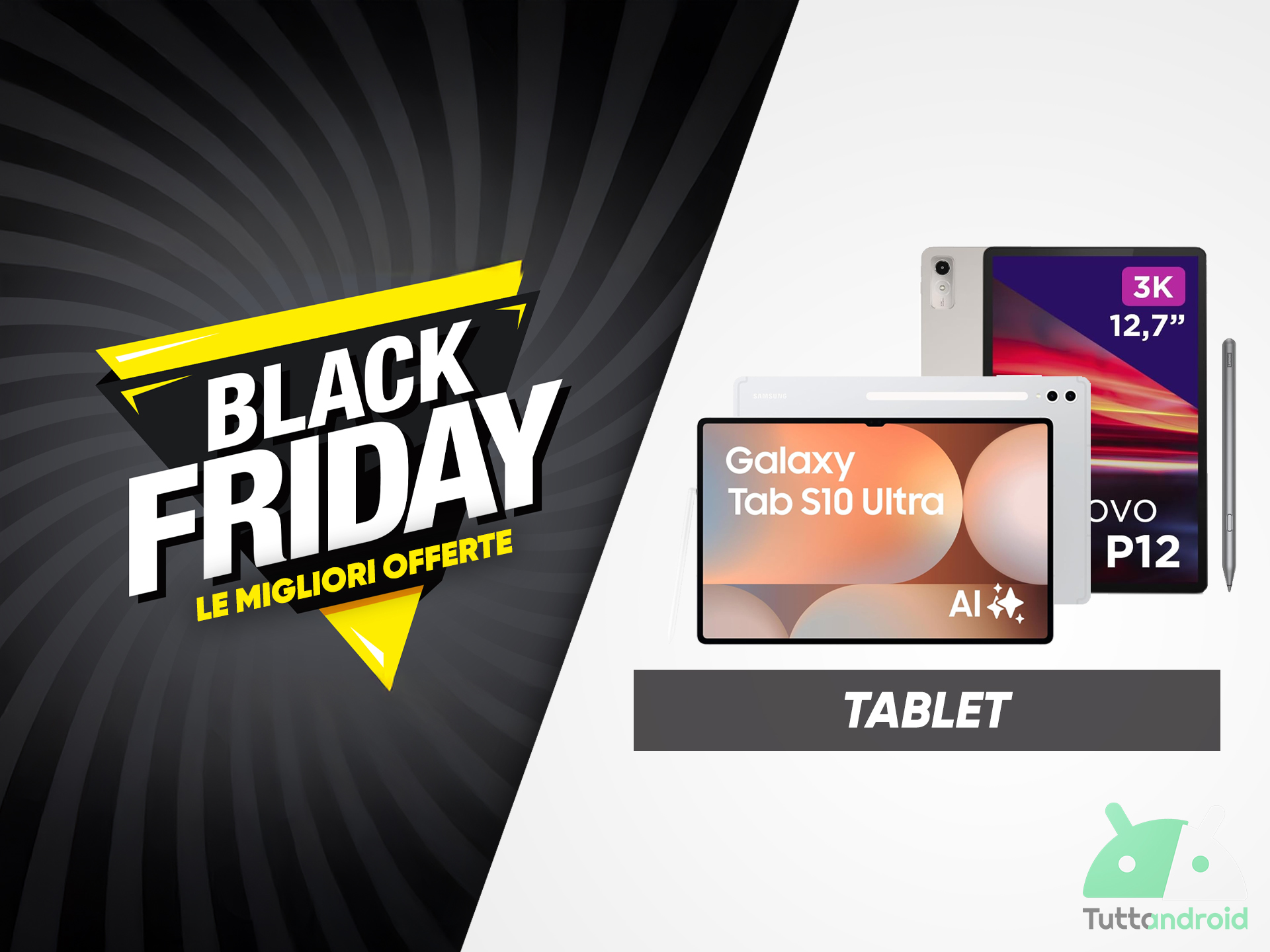 Tablet Black Friday 2025 le migliori offerte in tempo reale