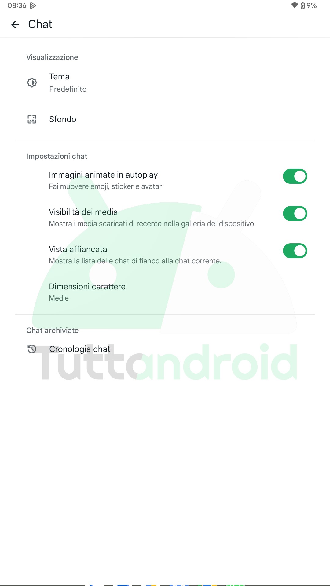 WhatsApp Beta procedura temi