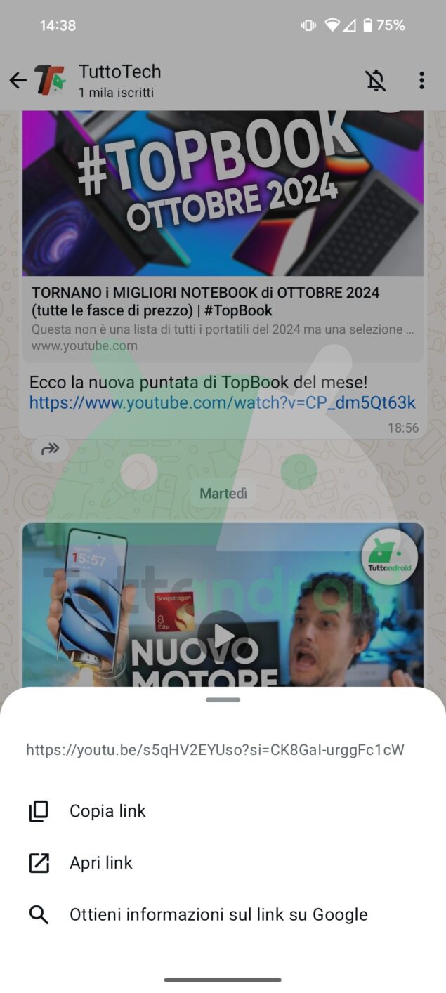 WhatsApp Beta informazioni link