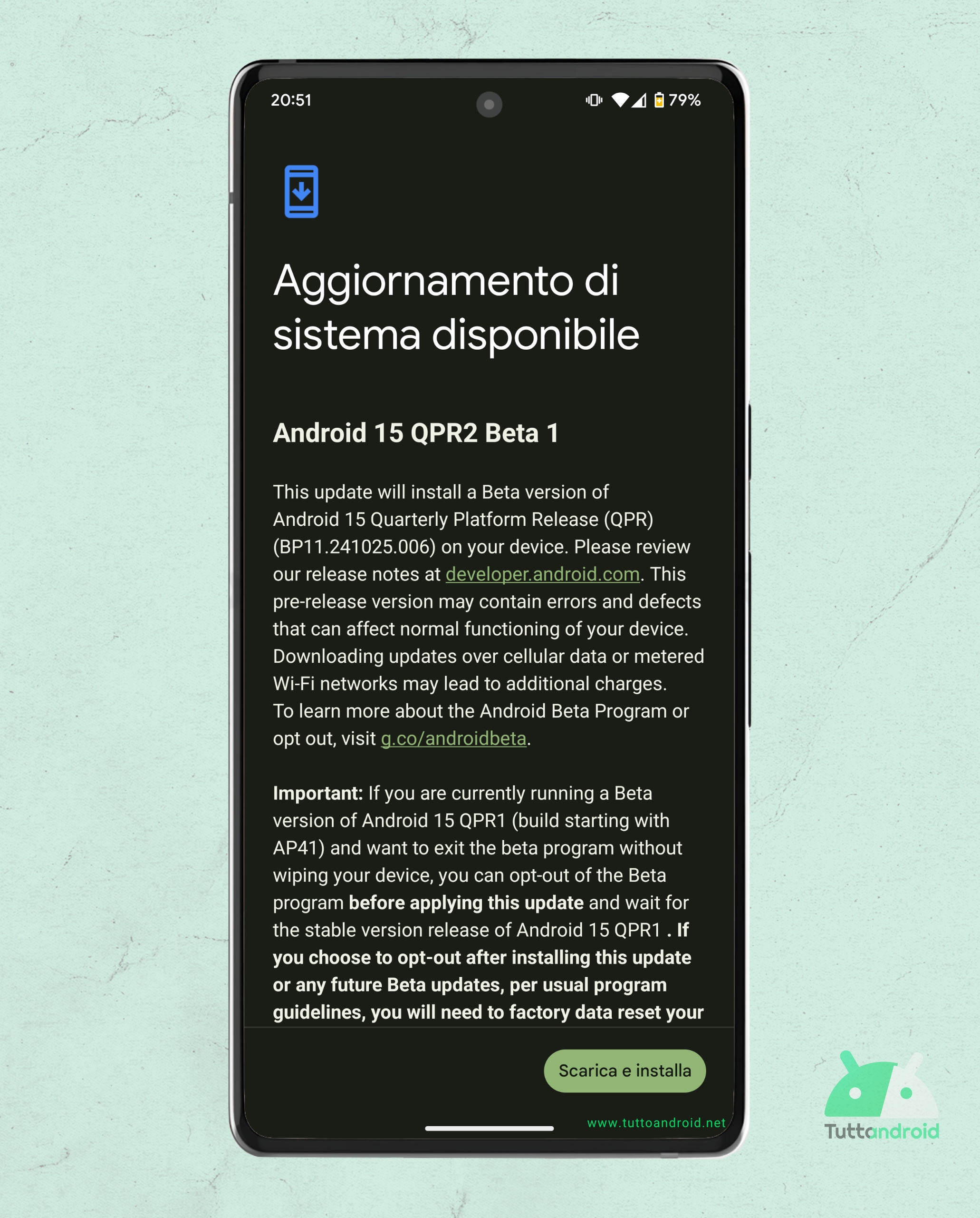Android 15 QPR2 beta 1 on Google Pixel 7 Pro