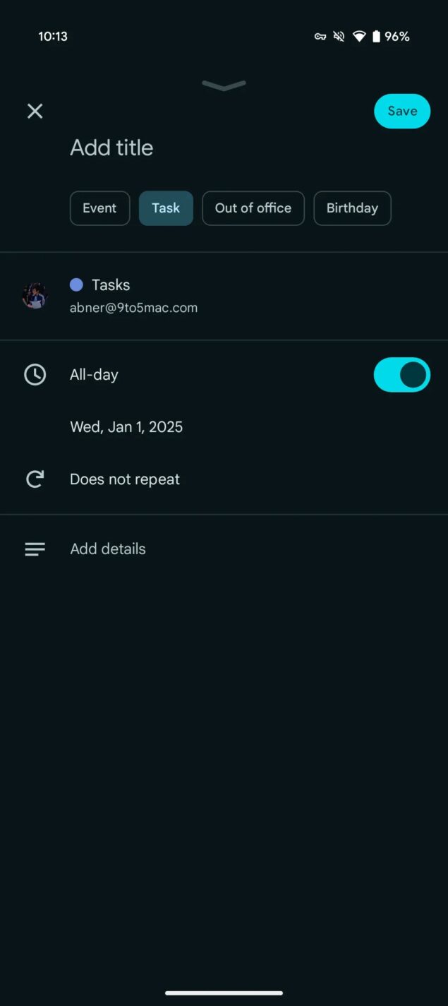 Google Calendar integrazione Tasks-4