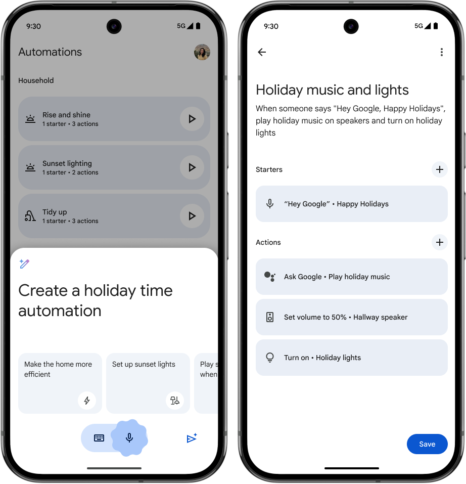 Google Home - Aggiornamento autunno 2024 - Help me create