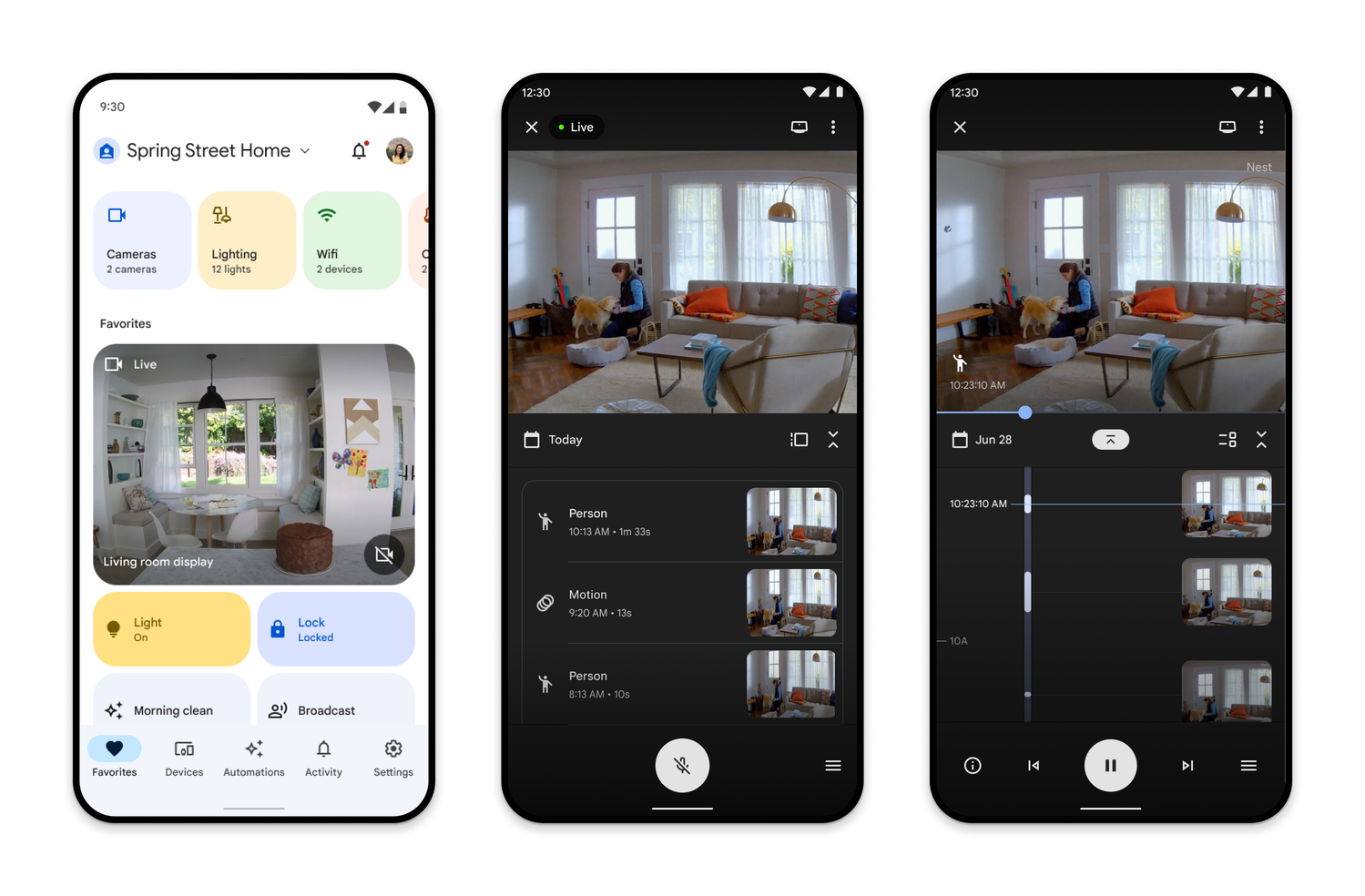 Google Home Nest Cam